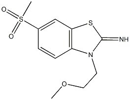 3-(2-甲氧基乙基)-6-(甲基磺酰基)苯并[D]噻唑-2(3H)-亚胺图片