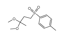 1-((3,3-dimethoxybutyl)sulfonyl)-4-methylbenzene结构式