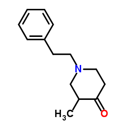 3-Methyl-1-phenethylpiperidin-4-one structure