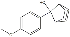 (1β,4β,7-anti)-7-(4-Methoxyphenyl)bicyclo[2.2.1]hept-2-en-7-ol Structure