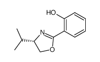 (S)-2-(4-Isopropyl-4,5-dihydrooxazol-2-yl)phenol Structure