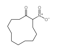 Cyclododecanone,2-nitro- Structure