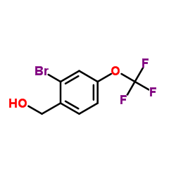 2-Bromo-4-(trifluoromethoxy)benzyl alcohol结构式