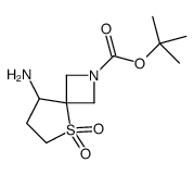 2-Boc-8-氨基-5-硫杂-2-氮杂螺[3.4]辛烷5,5-二氧化物结构式