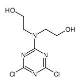 2,2'-[(4,6-dichloro-1,3,5-triazin-2-yl)imino]bisethanol Structure