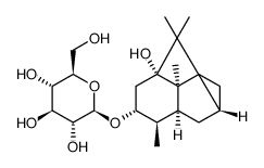 3α-hydroxypatchoulol 3-O-β-D-glucopyranoside Structure