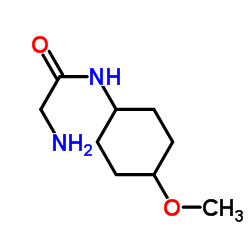 N-(4-Methoxycyclohexyl)glycinamide结构式