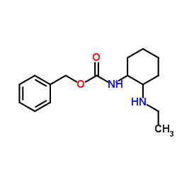 Benzyl [2-(ethylamino)cyclohexyl]carbamate结构式