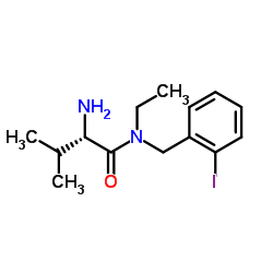 N-Ethyl-N-(2-iodobenzyl)-L-valinamide结构式