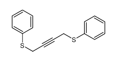 4-phenylsulfanylbut-2-ynylsulfanylbenzene Structure