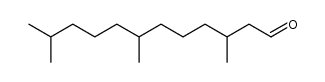 3,7,11-trimethyldodecanal结构式