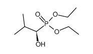 diethyl 1-hydroxy-2-methylpropylphosphonate Structure