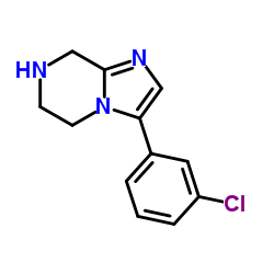 3-(3-Chlorophenyl)-5,6,7,8-tetrahydroimidazo[1,2-a]pyrazine结构式