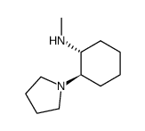 trans-(+/-)-N-methyl-2-(pyrrolidin-1-yl)cyclohexanamine结构式