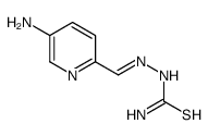 [(5-aminopyridin-2-yl)methylideneamino]thiourea结构式