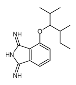 7-(2,4-dimethylhexan-3-yloxy)-3-iminoisoindol-1-amine结构式