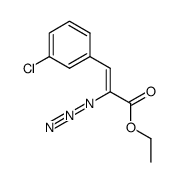 (Z)-ethyl α-azido-β-(m-chlorophenyl)acrylate Structure