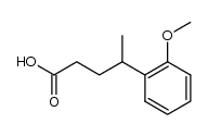 4-(2-methoxy-phenyl)-valeric acid Structure