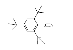 2,4,6-tri-t-butylphenyl-(ethylimino)borane结构式