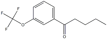 1-(3-TRIFLUOROMETHOXY-PHENYL)-PENTAN-1-ONE Structure