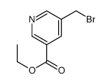 ethyl 5-(bromomethyl)pyridine-3-carboxylate结构式