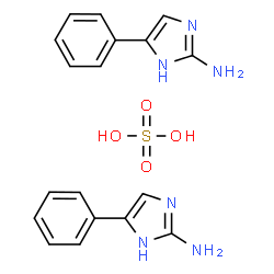 4-Phenyl-1H-imidazol-2-amine hemisulfate Structure