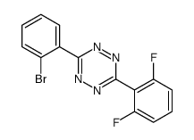 3-(2-bromophenyl)-6-(2,6-difluorophenyl)-1,2,4,5-tetrazine结构式