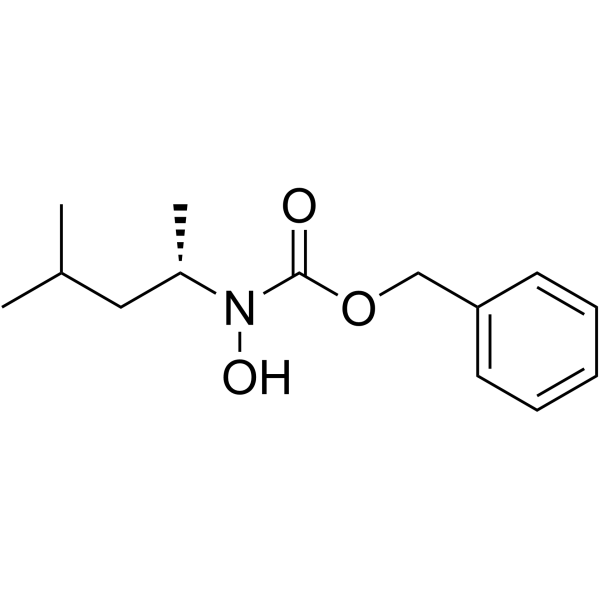 Benzyl (1-hydroxy-4-methyl-2-pentanyl)carbamate Structure