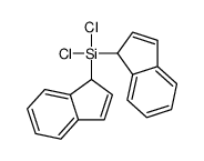 dichloro-bis(1H-inden-1-yl)silane结构式