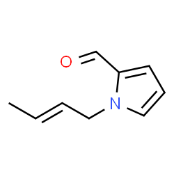 1H-Pyrrole-2-carboxaldehyde, 1-(2-butenyl)- (9CI) Structure