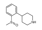 4-[2-[(S)-methylsulfinyl]phenyl]piperidine结构式