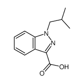 1-isobutylindazole-3-carboxylic acid structure