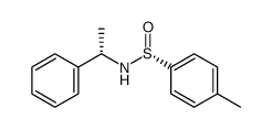 (-)-(S)(C)-(R)(S)-N-(1-Phenylethyl)-p-toluolsulfinamid结构式