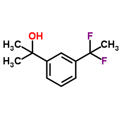 2-[3-(1,1-Difluoroethyl)phenyl]-2-propanol结构式