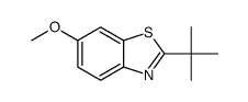 Benzothiazole, 2-(1,1-dimethylethyl)-6-methoxy- (9CI) Structure