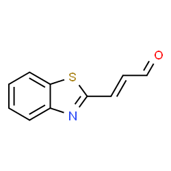 2-Propenal,3-(2-benzothiazolyl)-(9CI)结构式