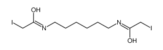 2-iodo-N-[6-[(2-iodoacetyl)amino]hexyl]acetamide Structure