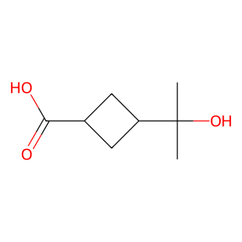 trans-3-(2-hydroxypropan-2-yl)cyclobutane-1-carboxylic acid图片