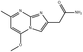 2-(5-Methoxy-7-methyl-imidazo[1,2-a]pyrimidin-2-yl)-acetamide结构式