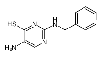 5-amino-2-benzylamino-3H-pyrimidine-4-thione Structure