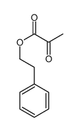 2-phenylethyl 2-oxopropanoate Structure