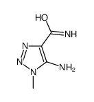 5-amino-1-methyltriazole-4-carboxamide结构式