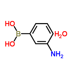 3-氨基苯硼酸 一水合物结构式
