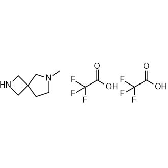 6-Methyl-2,6-diazaspiro[3.4]octane bis(trifluoroacetic acid) Structure
