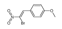 1-(2-bromo-2-nitrovinyl)-4-methoxybenzene结构式