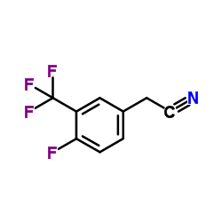 4-Fluoro-3-(trifluoromethyl)benzyl cyanide Structure