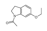 1H-Indole,1-acetyl-6-ethoxy-2,3-dihydro-(9CI) structure