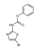 Carbamic acid,N-(5-bromo-2-thiazolyl)-,phenyl ester结构式