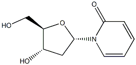 1-(2-Deoxy-α-D-erythro-pentofuranosyl)-2(1H)-pyridinone Structure