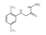 Glycine, N-2,5-xylyl-,hydrazide (7CI,8CI) Structure